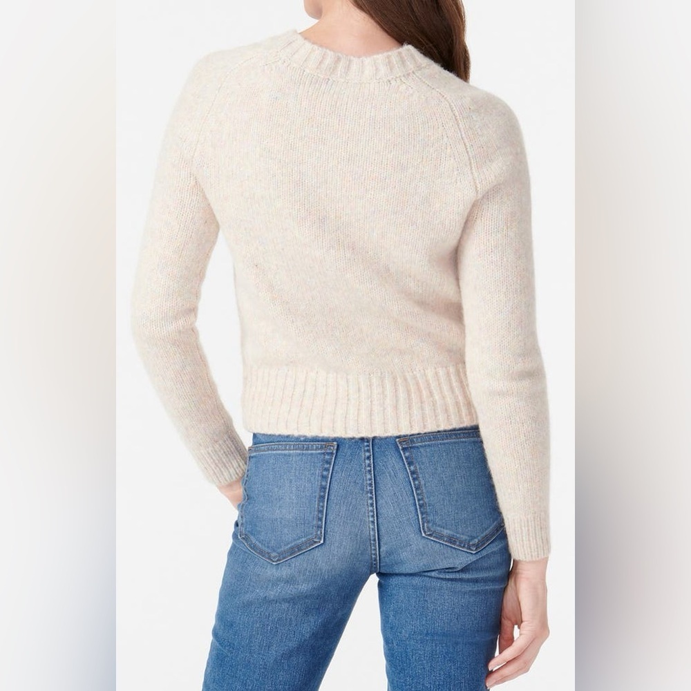 J. Crew Women's Alpaca Wool Blend Crewneck Sweater Fuchsia Heather NWT - Picture 14 of 14